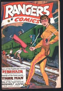 Rangers Comics #32 1946-Fiction House-Senorita Scorpion -Werewolf Hunter-Fire...