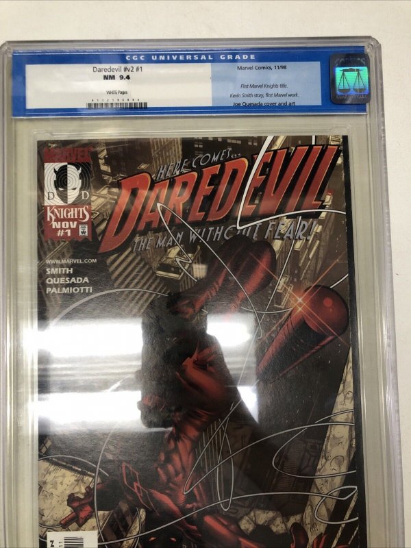 Daredevil (1998) # V2 # 1 (CGC 9.4)  Marvel Comics * Kevin Smith * Joe Quesada