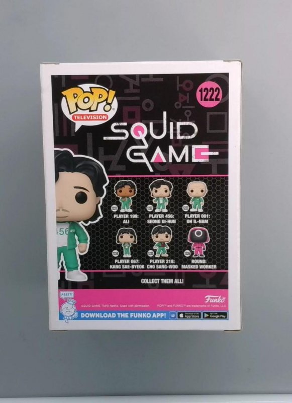 Funko Pop! Player 456: Seong Gi-Hun #1222, Squid Game, Television Series
