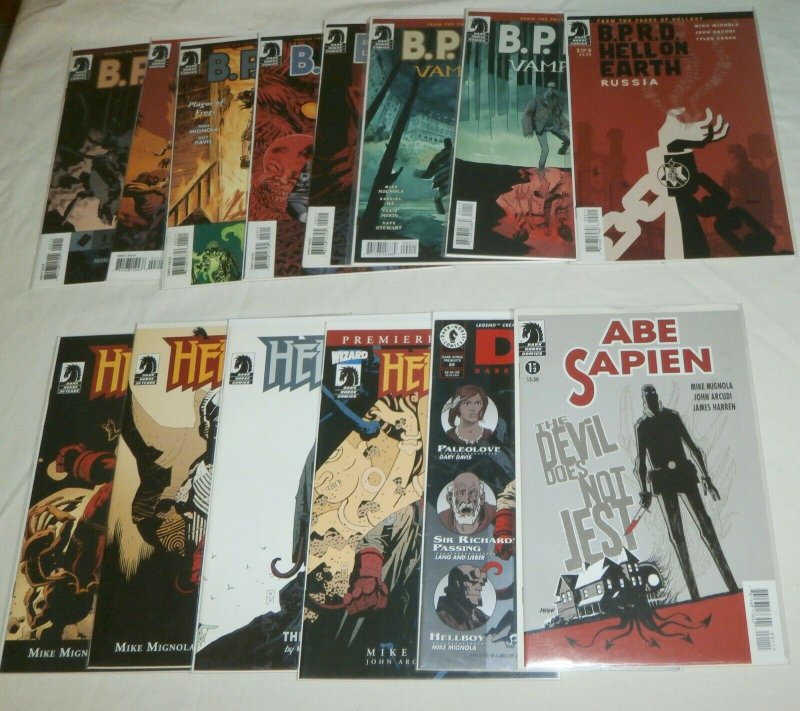 B.P.R.D. Hell on Earth Hellboy 88 Mignola, BPRD, Dark Horse comic book lot of 29