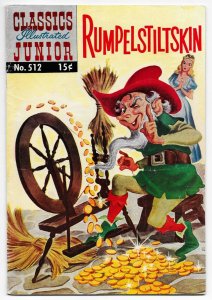 Classics Illustrated Junior #512 Rumplestiltskin (1954) VG