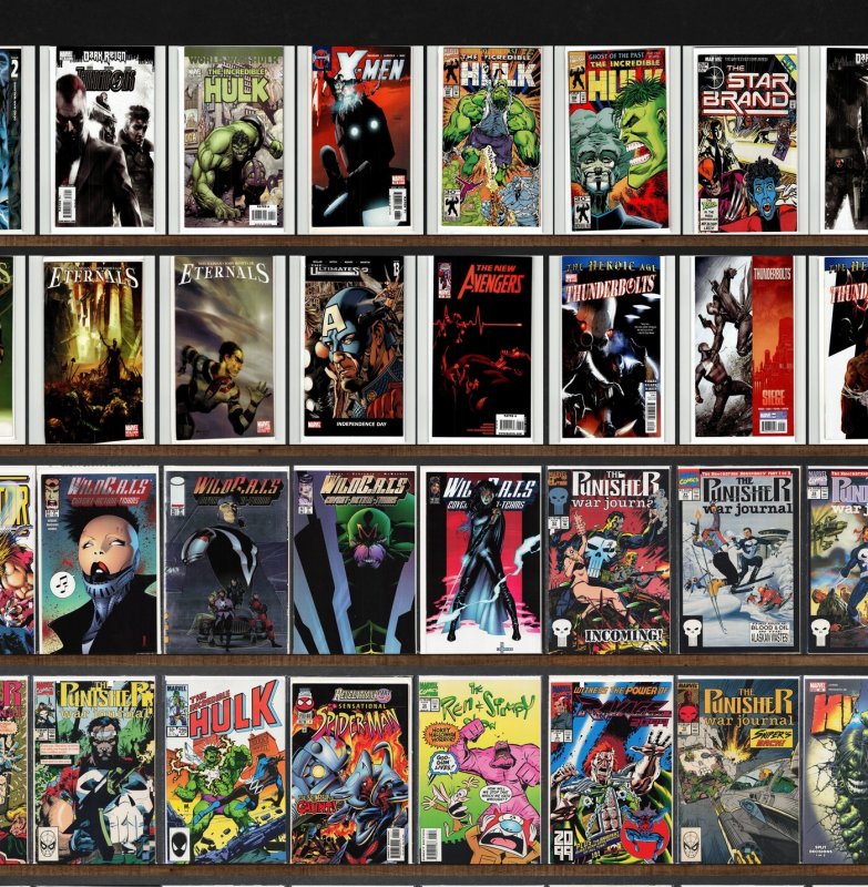 Huge Lot 150+ Comics with The Incredible Hulk, Thunderbolts & More!