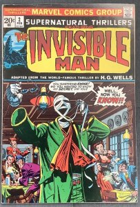 Supernatural Thrillers #2 (1973, Marvel) Invisible Man. VF
