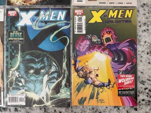 Lot Of 6 X-Men Unlimited Marvel Comic Books # 9 10 11 12 13 14 Wolverine J900 