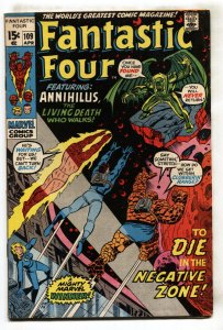 FANTASTIC FOUR #109-Annihilus-comic book-MARVEL - VG