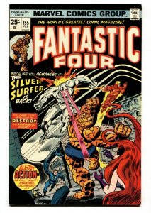 FANTASTIC FOUR #155 comic book-1974-Marvel VF/NM 