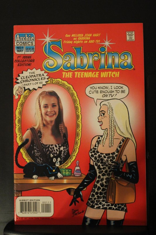 Sabrina the Teenage Witch #1 (1997) Super-High-Grade NM TV Sabrina Photo cover!