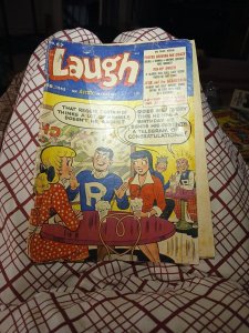 Laugh #67 1955-Archie-soda shop cover-Betty & Veronica-Debby's Diary-Katy Keene