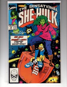 The Sensational She-Hulk #14 (1990) Howard The Duck Appearance    / EC#15