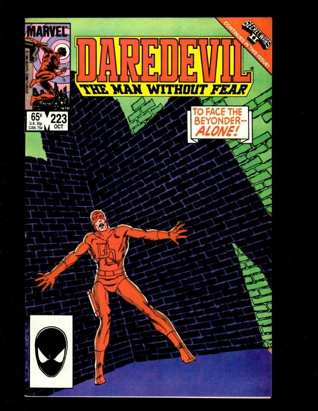 10 Daredevil Marvel Comic Books #221 223 224 225 226 227 228 229 230 231 HY2