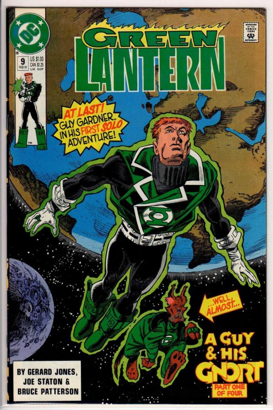 Green Lantern #9 Direct Edition (1991) 9.4 NM