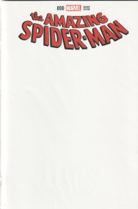 The Amazing Spider-Man #800 Blank Cover (2018)