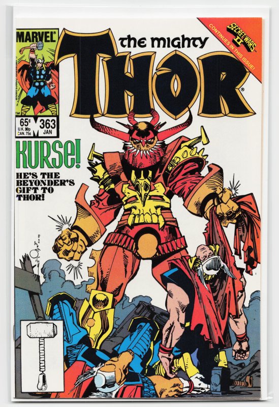 Thor #363 (1986) Thor
