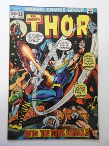 Thor #214 (1973) VG+ Condition moisture stain