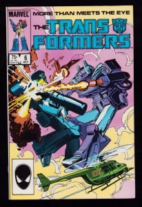 Transformers #6 - Cover by Alan Kupperberg. KEY ISSUE (9.2 ob) 1985
