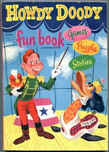 HOWDY DOODY FUN BOOK-1951-WHITMAN PUBLICATIONS-TV VG-