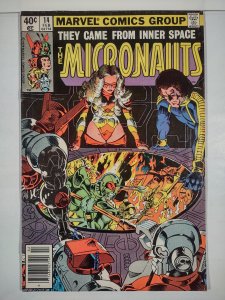 Micronauts #14 Newsstand Edition (1980)