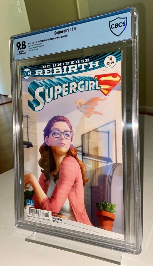 Supergirl Artgerm Lau Variant Cover Cbcs Brand New Slab Comic Books Modern Age