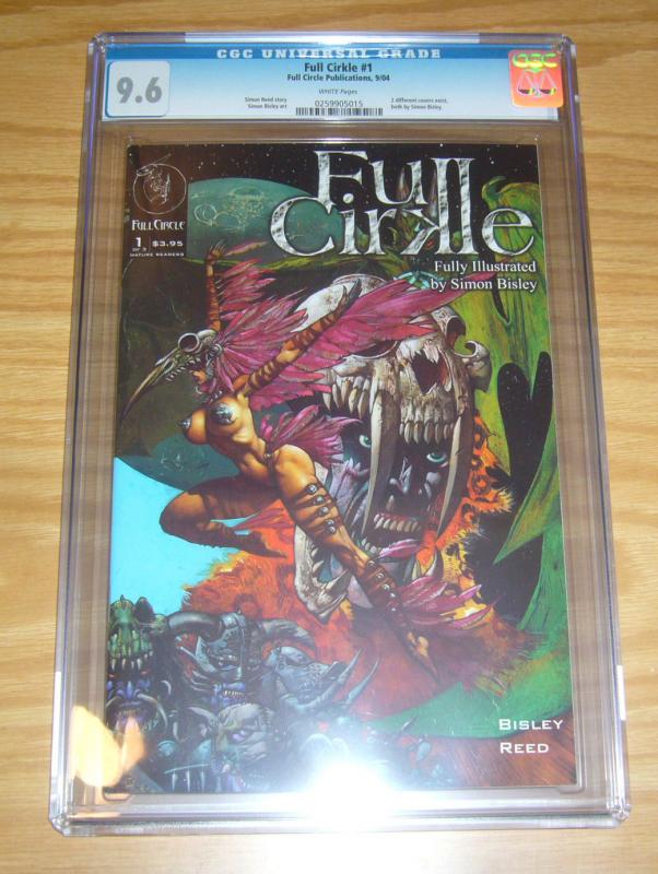 Full Cirkle #1 CGC 9.6 simon bisley art - simon reed - full circle 1st print