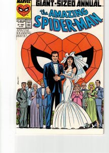 The Amazing Spider-Man Annual #21 (1987) Peter&MJ Wedding NM- Lynchburg CERT Wow