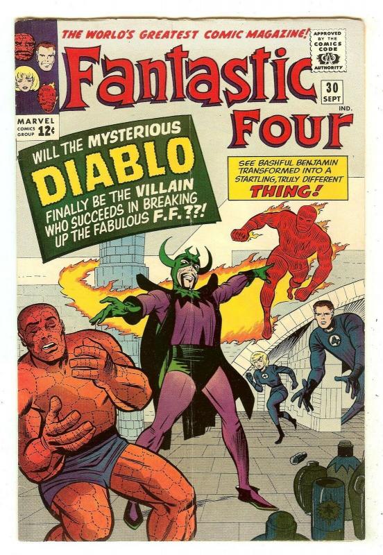 Fantastic Four 30   1st Diablo