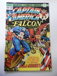 Captain America #196 (1976) FN- Condition manufactured with 4 staples