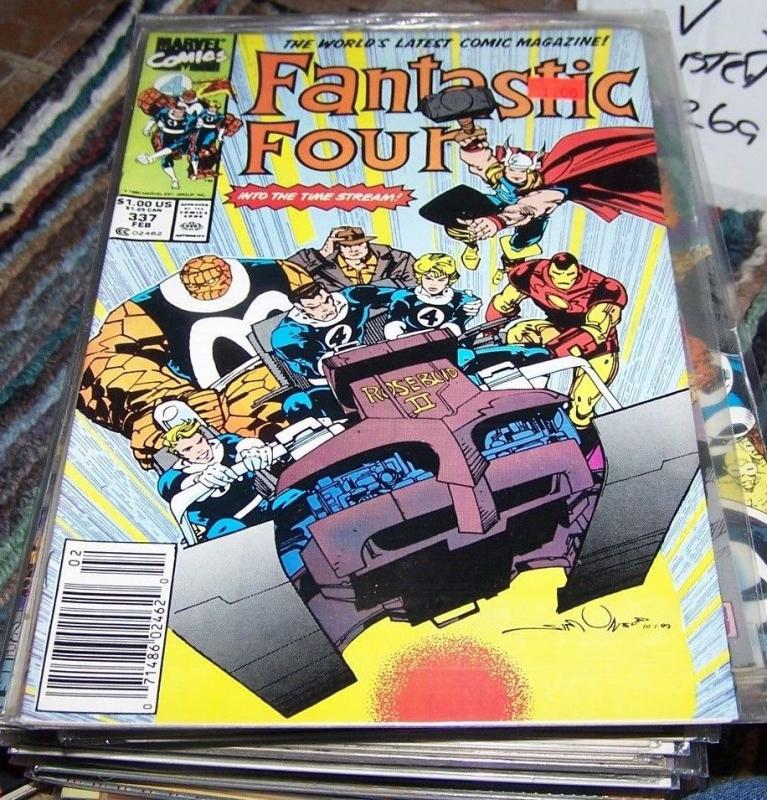 FANTASTIC FOUR #337  Marvel  COPPER AGE  THOR IRONMAN