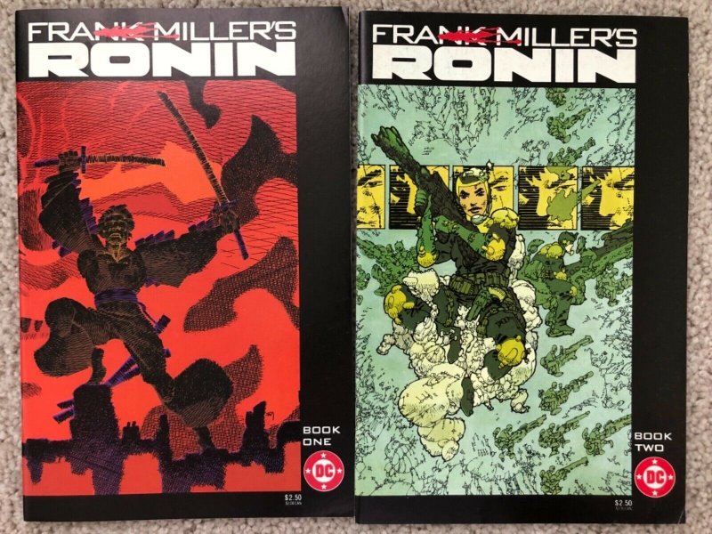 RONIN - TWO (2) ISSUE LOT  #1, and #2 By Frank Miller (SIN CITY) 