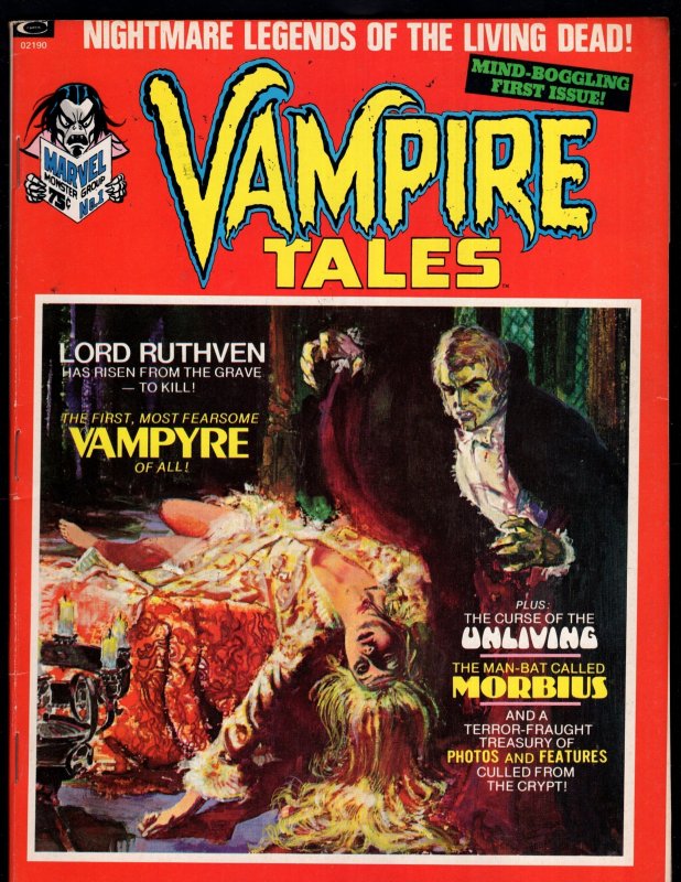 Vampire Tales #1 (1973) 1st Solo MORBIUS Story HIGH GRADE HORROR !!!!