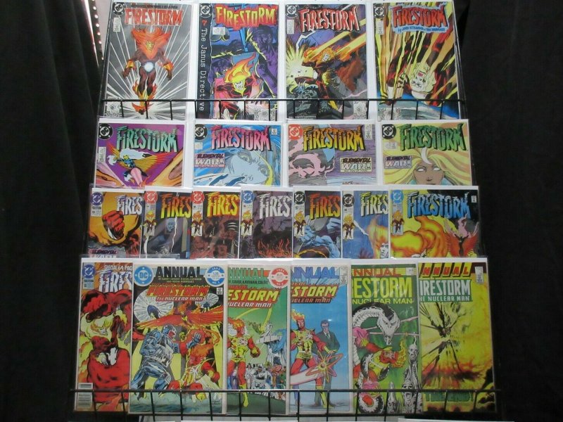 FIRESTORM (FURY OF)  1-100,ANN 1-5 Conway, Ostrander 1982-1990 breakouts 1,23,24