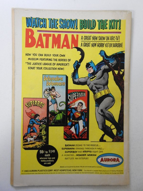 World's Finest Comics #157 (1966) GD Condition centerfold detached