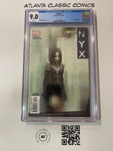 NYX # 3 CGC Graded 9.0 Marvel Comic Book 1st Appearance Of X-23 Laura Kinney JH7