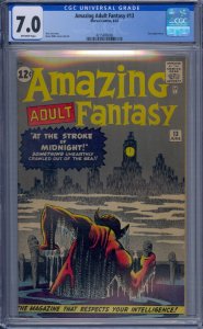 AMAZING ADULT FANTASY #13 CGC 7.0 ZEUS STEVE DITKO