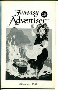 Fantasy Advertiser 11/1950-pulps for sale fanzine-auction-FN 