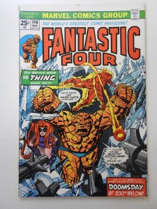Fantastic Four #146 (1974) Battle Issue! MVS Intact! Beautiful VF-NM Condition!