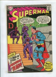 SUPERMAN #191 (6.0) THE PRISONER OF DEMON! 1966