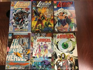 Lot of 6 Legion of Super-Heroes DC Comic Books # 58 60 61 ANNUAL # 1 2 3 YY13
