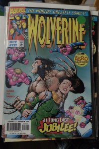 WOLVERINE # 117 1997 marvel  disney OPERATION ZERO TOLERANCE +JUBILEE+ SENTINELS 