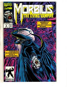 Lot Of 10 Morbius Marvel Comic Books # 1 2 3 4 5 6 7 8 9 10 Vampire Monster CR41