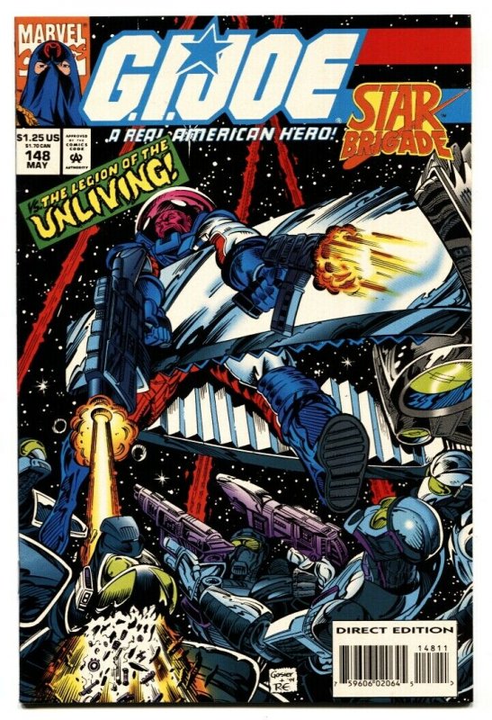 G.I. JOE #148 1994- late issue low print run- Snake Eyes NM-