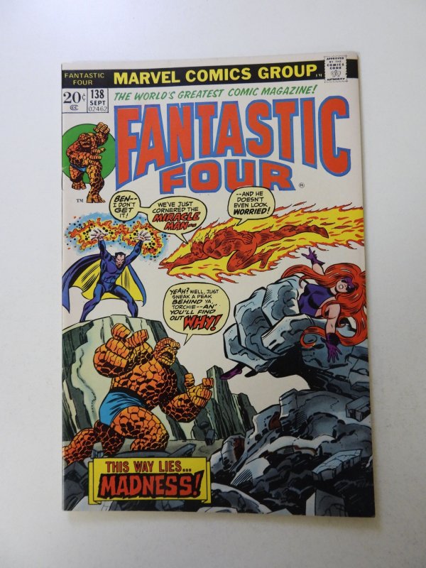 Fantastic Four #138 (1973) VF condition