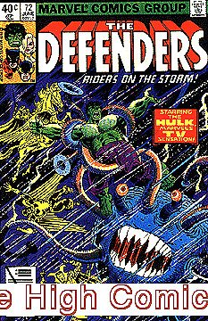 DEFENDERS (1972 Series)  (MARVEL) #72 Fine Comics Book