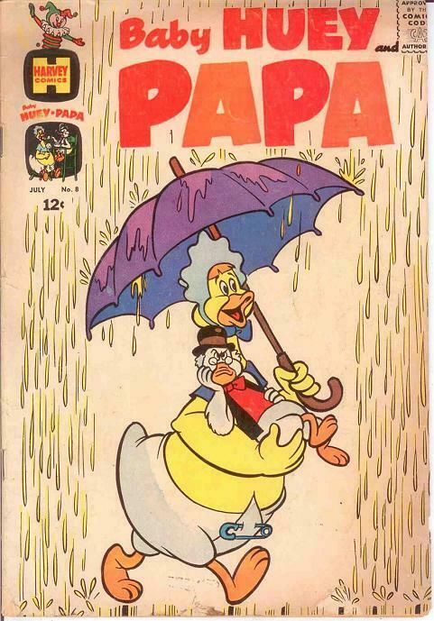 BABY HUEY & PAPA (1962-1968) 8 FR July 1963 COMICS BOOK