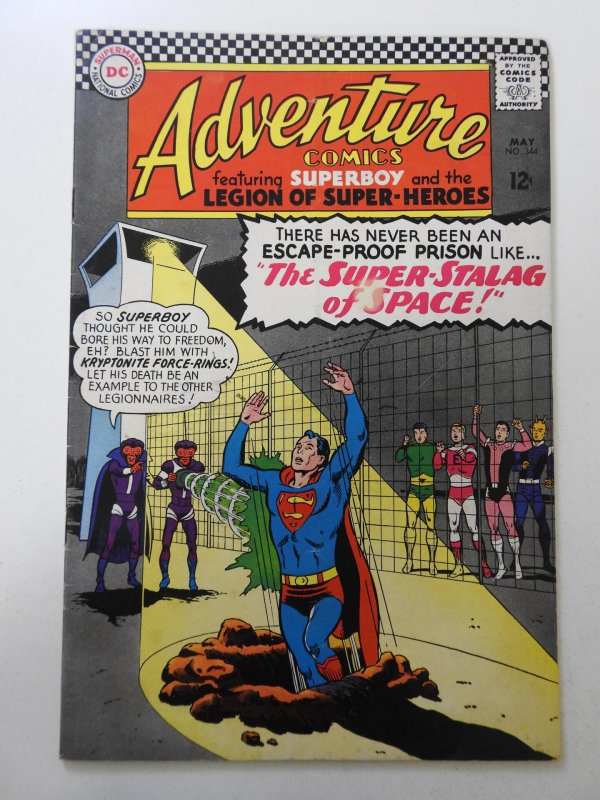 Adventure Comics #344 (1966) GD/VG Condition rust on staples