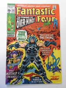 Fantastic Four #113 (1971) VG/FN Condition! 1/2 in spine split