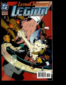 12 Legion Of Super-Heroes DC Comics #58 59 60 61 0 62 63 64 65 66 67 68 GK33