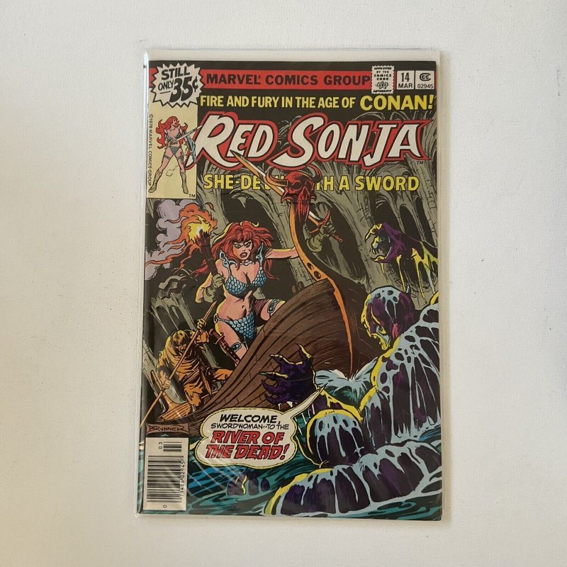 Red Sonja She-Devil With A Sword 14 Very Fine+ Vf+ 8.5 Run Set 1978 Marvel