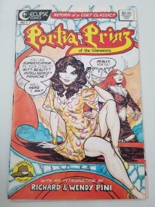 PORTIA PRINZ OF THE GLAMAZONS #1, VF/NM. Howell, Eclipse 1986 more in store