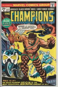 Champions, The #1 (Oct-75) NM- High-Grade Ghost Rider, Hercules, Black Widow,...