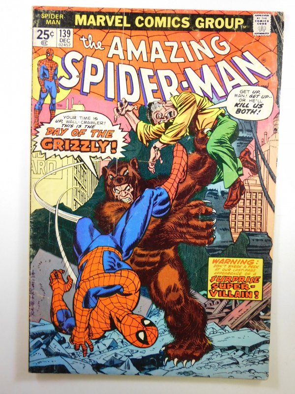 The Amazing Spider-Man #139 (1974) VG-